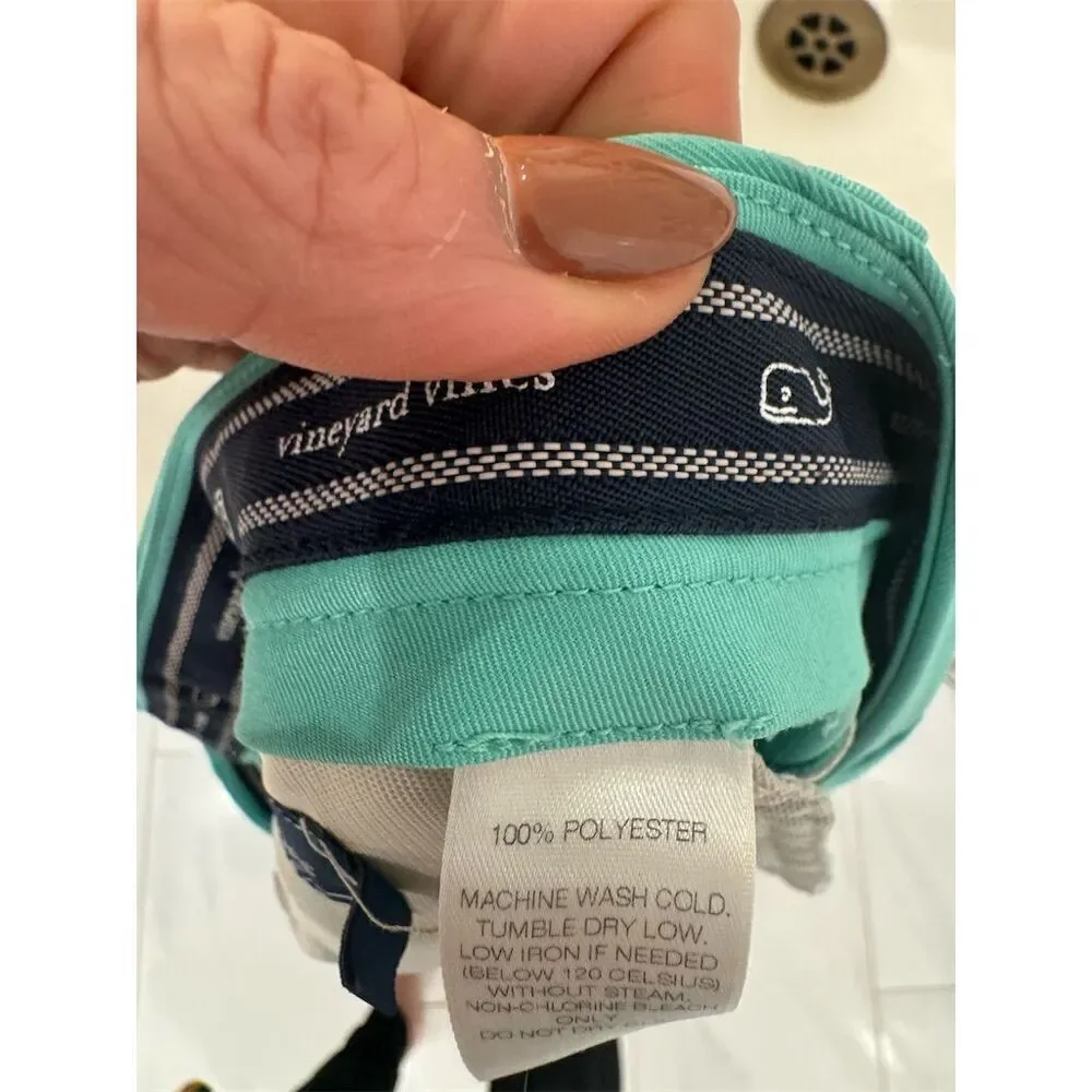 Vineyard Vines Men's Chino Performance Shorts Green Size 35 Casual